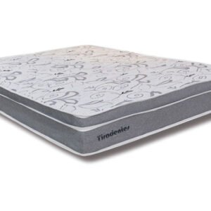 Colchão Casal Tiradentes Linho Cinza 138x188x24 Molas Ensacadas - D' Vitrine | Suporta até 220kg