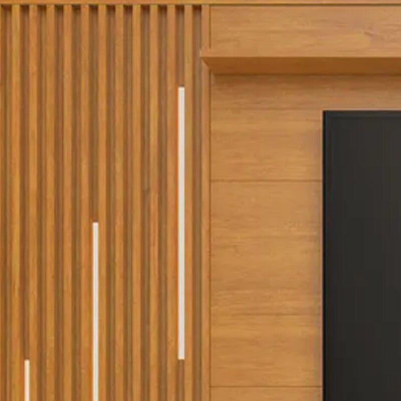 Home Absoluto Larg. 2.00m Cinamomo/Off Ripado C/ Led para TV até 65" - JCM - Imagem 4