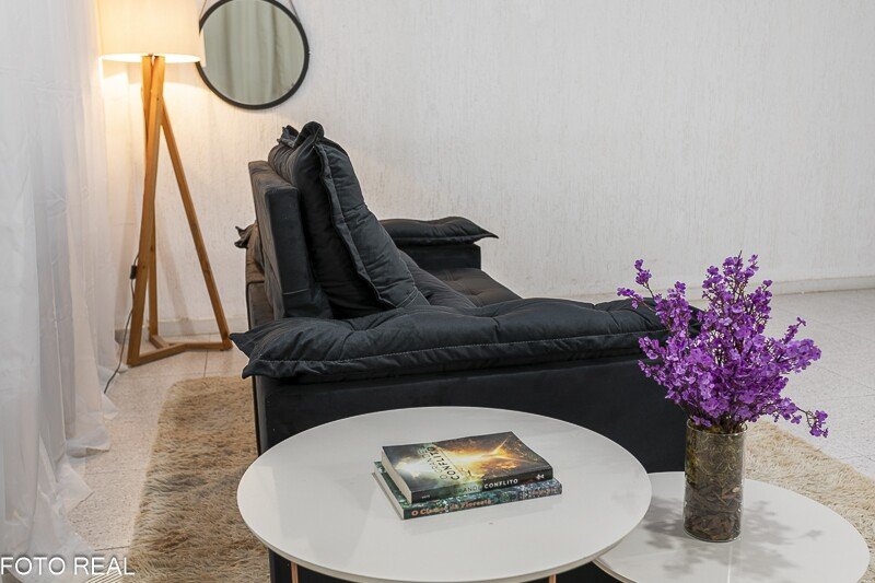 Sofá Retrátil Reclinável Grécia 2.00m Veludo Preto - Sem caixa - Imagem 8