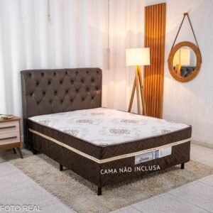 Cabeceira Casal Lavínia Korino Marrom Larg. 1.40m