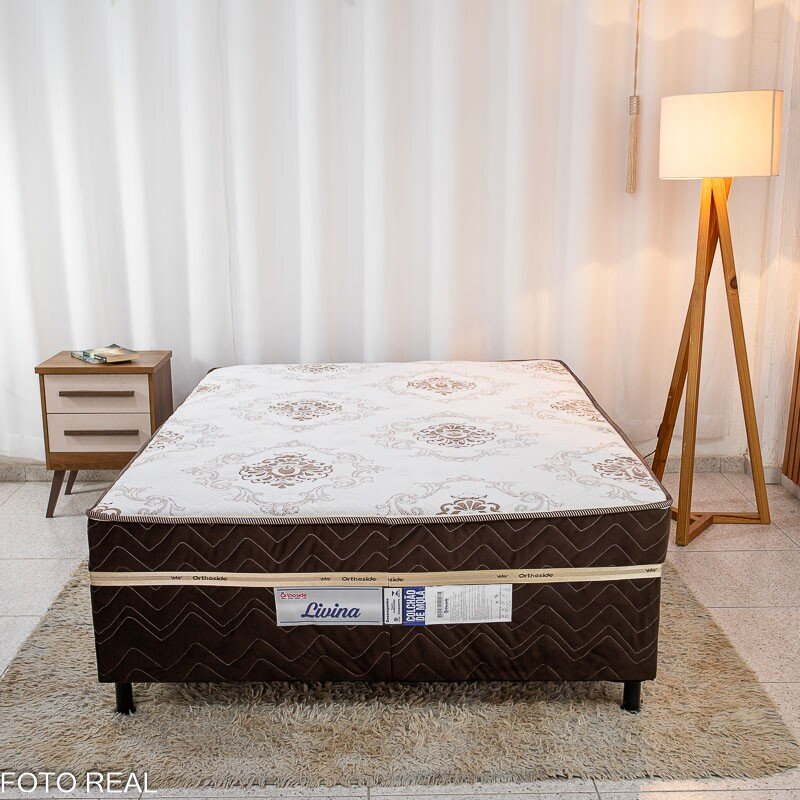 Cama Box Casal Livina 138x188x58 Molas Ensacadas - Orthoside - Imagem 2