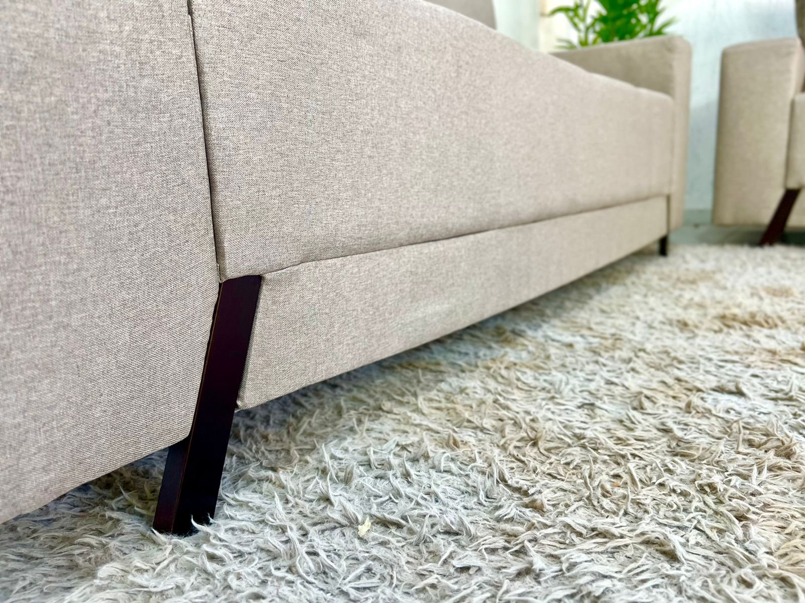 Sofá 3 e 2 lugares 8100 Linho Bege 24 - Imagem 7