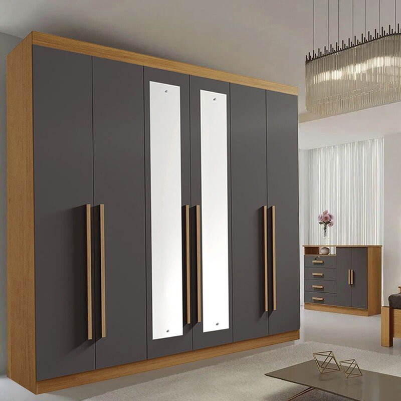 Kit 2 Espelhos Roupeiro Da Vinci D Doro - Imagem 2