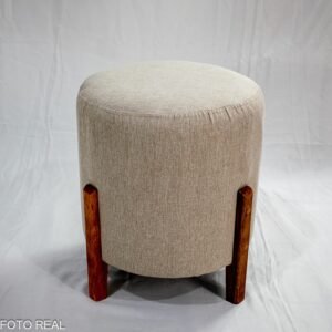 Puff Marcia Linho Bege