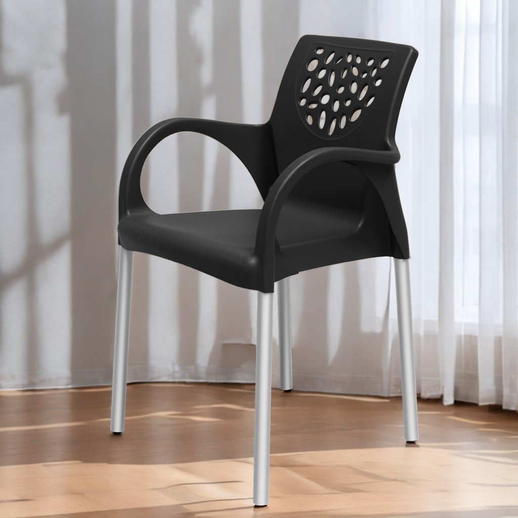 Poltrona Deluxe Preto - FORTE PLÁSTICO