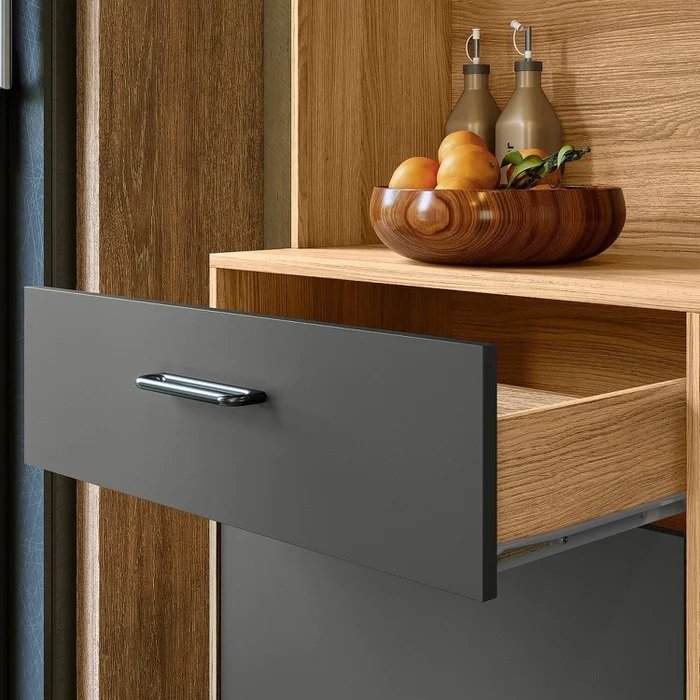 Kit Cozinha Erva Doce 90 Freijó/Chumbo - NICIOLI - Imagem 5