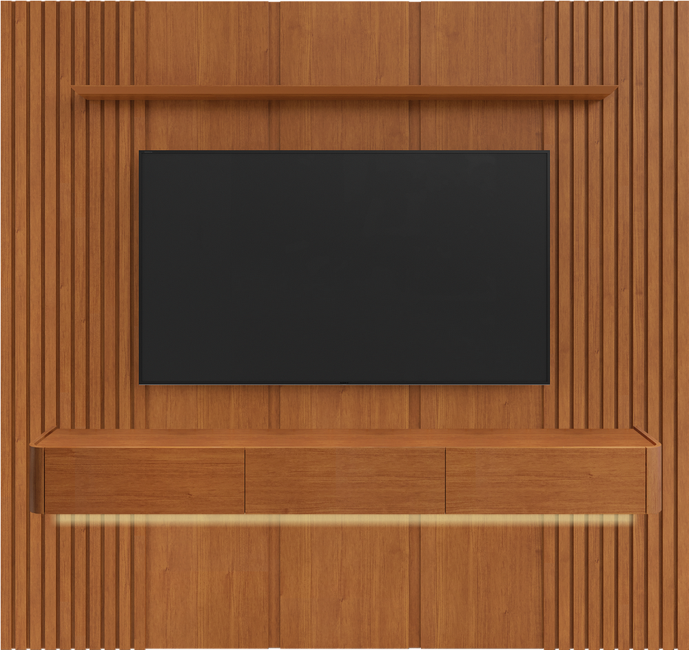 Painel até 58″ Union 1,87 + Nicho Union 1,80 Naturale – MAVAULAR - Imagem 5