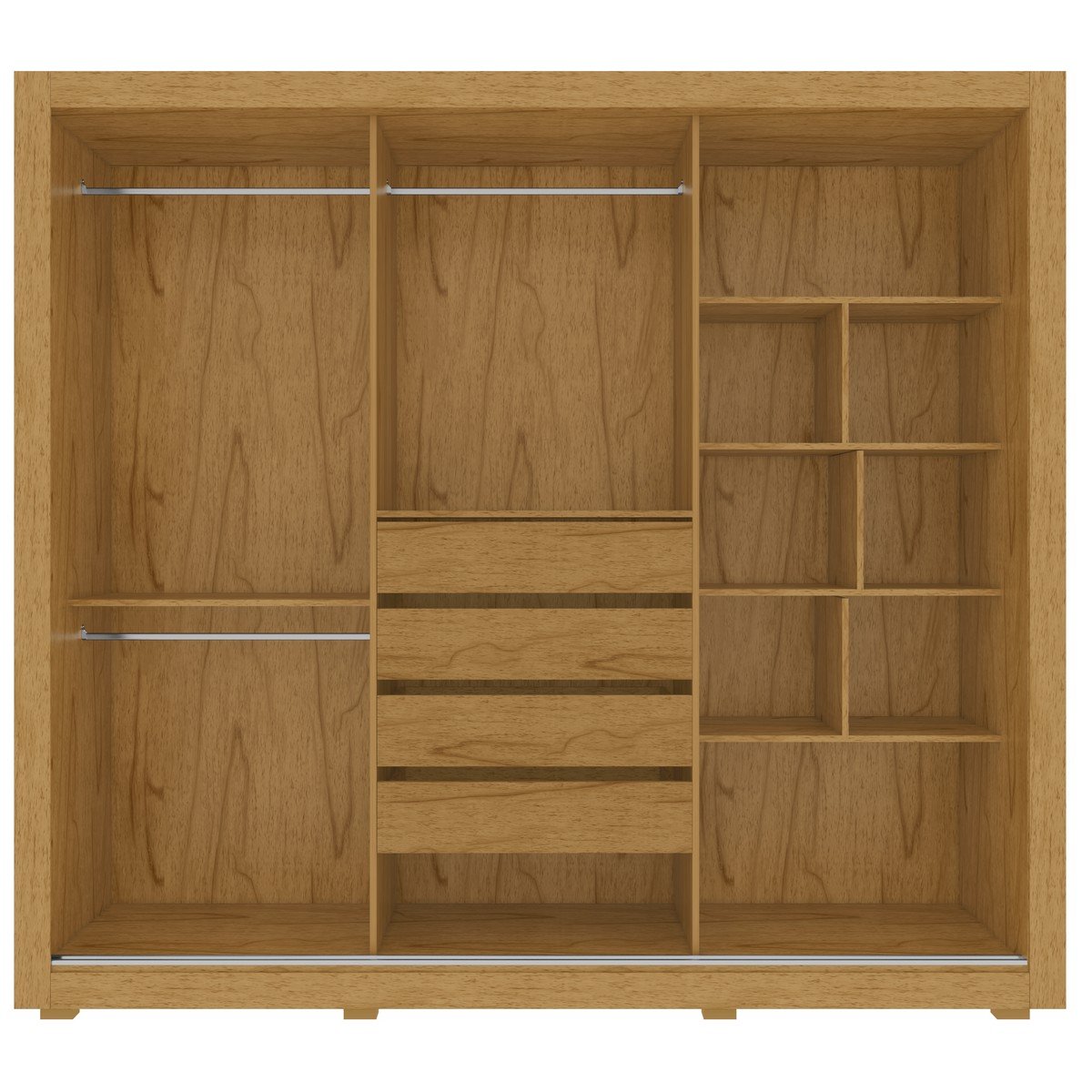 Guarda-Roupa Teresópolis 2,25 m Cinamono/Areia - RUD RACK - Imagem 4