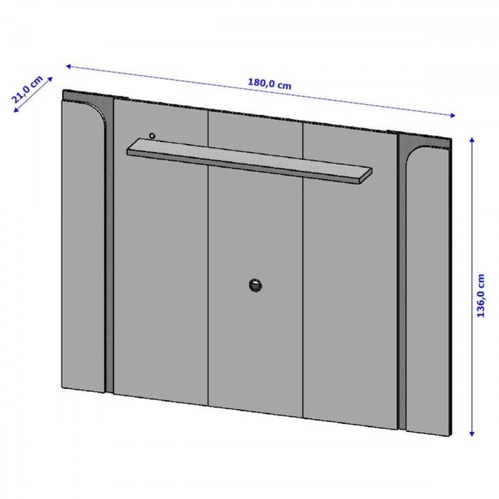Painel até 75" Maresias Off White/Naturale - BECHARA - Imagem 2