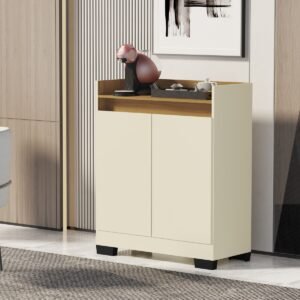 Buffet 2 Portas Real Pérola/Mel - MÓVEIS PRIMUS