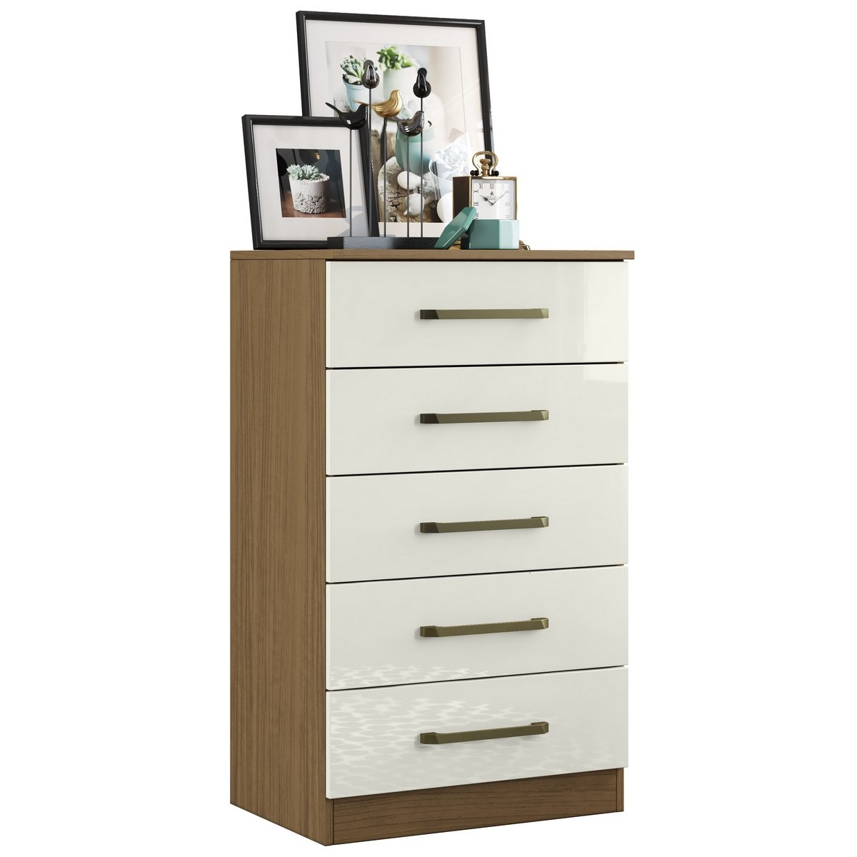 Cômoda 5 Gavetas Atacama/Off White - ARAMÓVEIS - Imagem 3