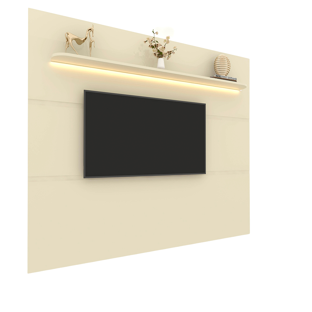 Painel até 85" Royal 220 Off White - GELIUS - Imagem 3