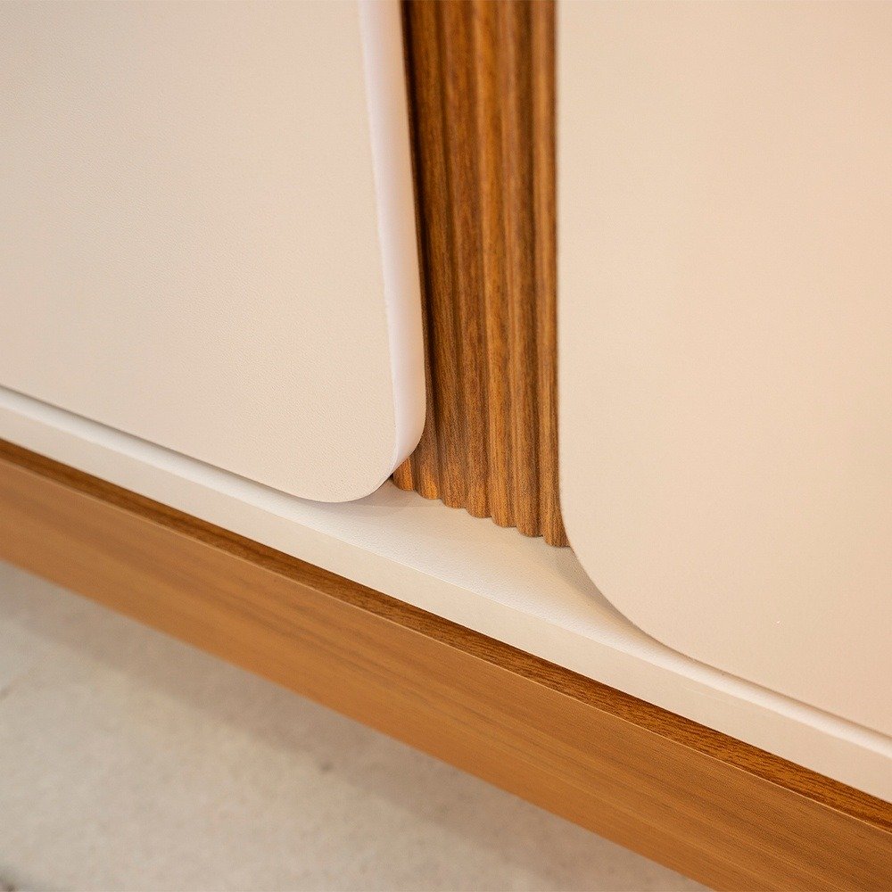 Rack até 70" Istambul Nature/Off White - LINEA BRASIL - Imagem 4