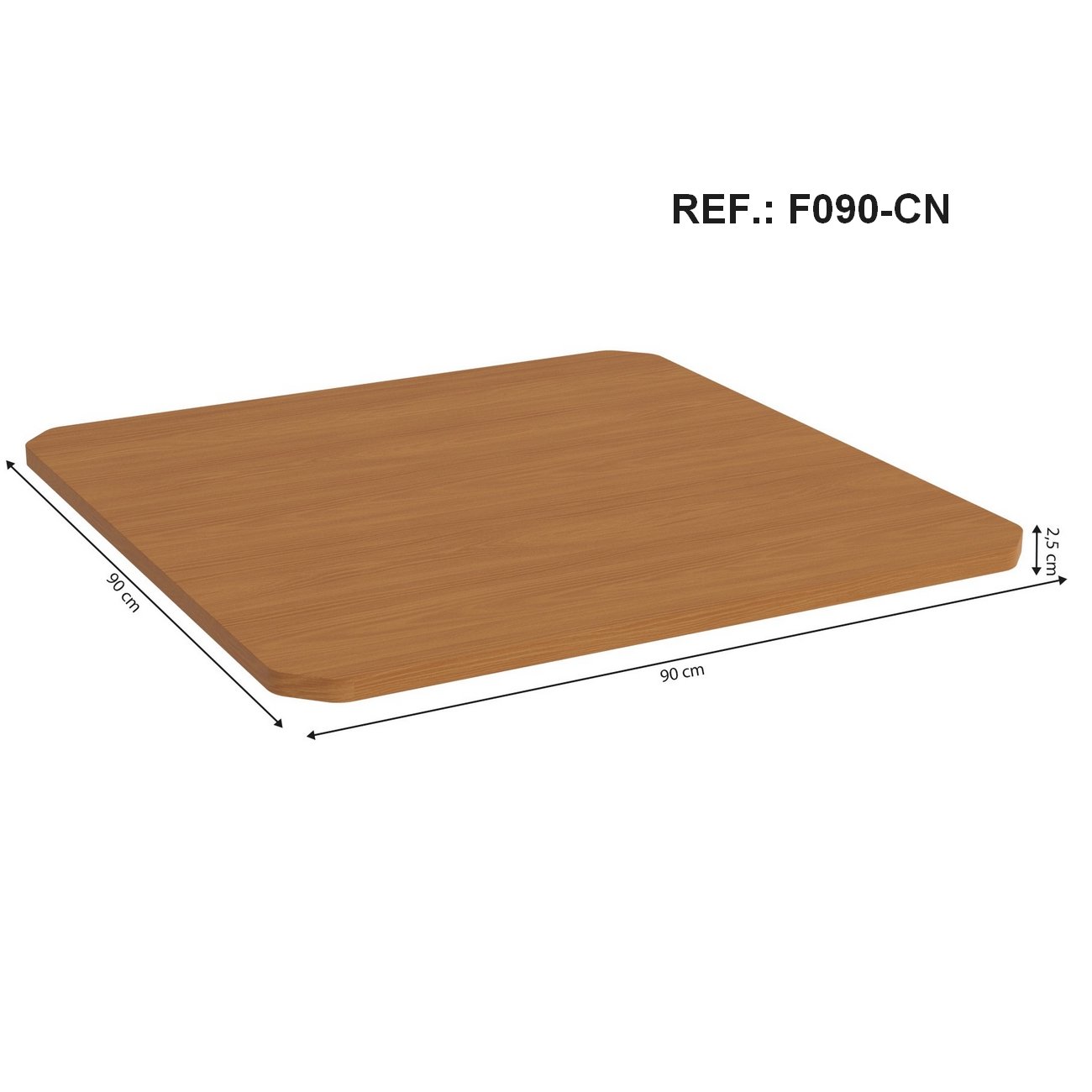 Mesa Creta 0,90 com 4 Cadeiras Malta CMC1078(M088/F090/4C140) Preto/Cinamomo - KAPPESBERG - Imagem 2