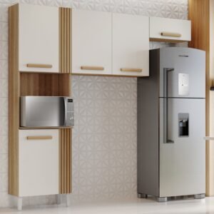 Cozinha 3 Peças Juma Atacama/Off White – ARAMÓVEIS