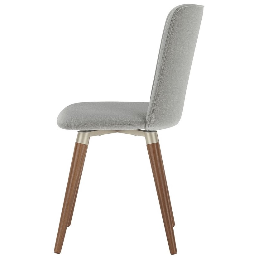 Kit 2 Cadeiras Giratória Dakota M2 (Carbono linked 35) Linho Cinza Grafite - MÓVEIS PROVÍNCIA - Imagem 9