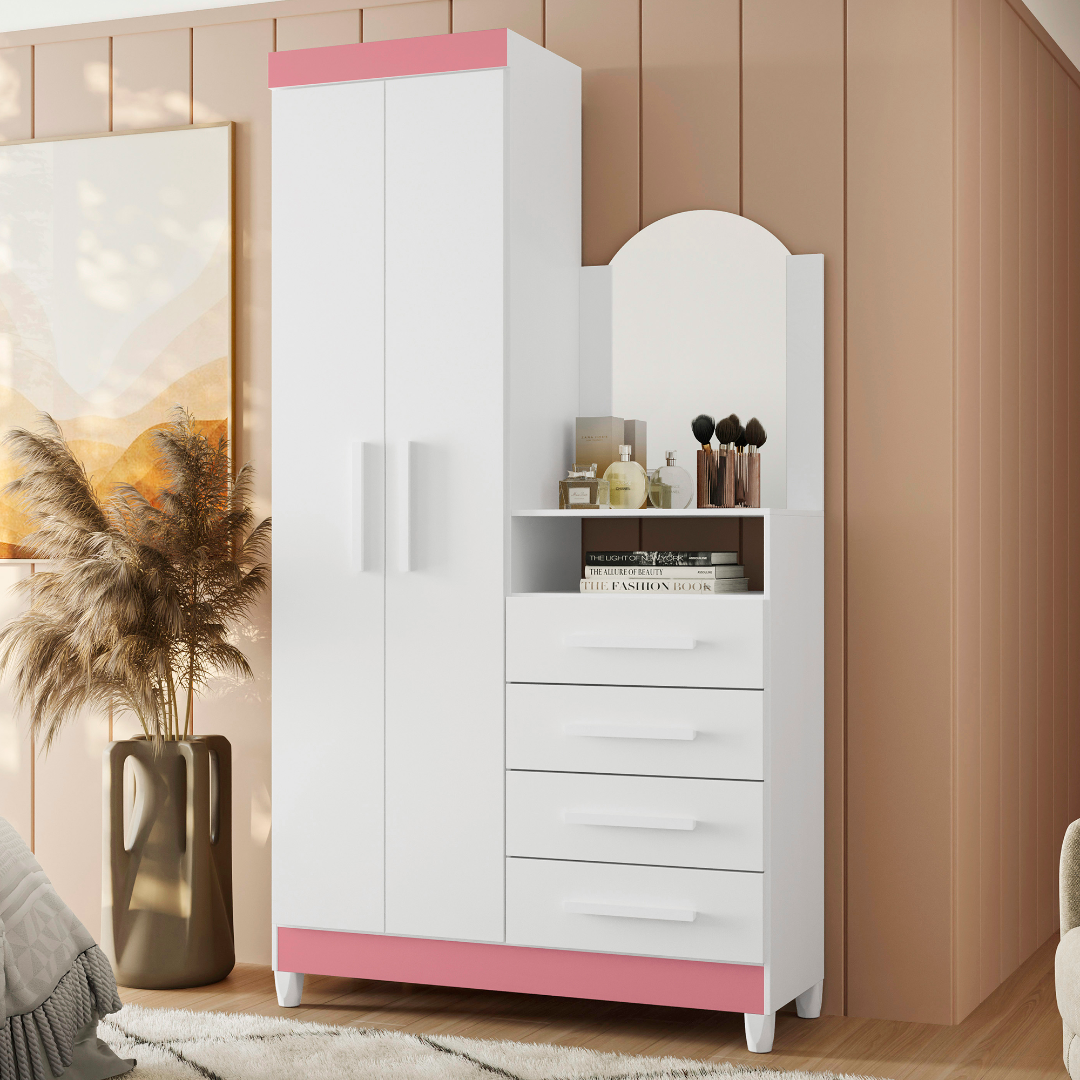 Guarda-Roupa/Cômoda Capri Quadriflex - MÓVEIS ALBATROZ - Imagem 2