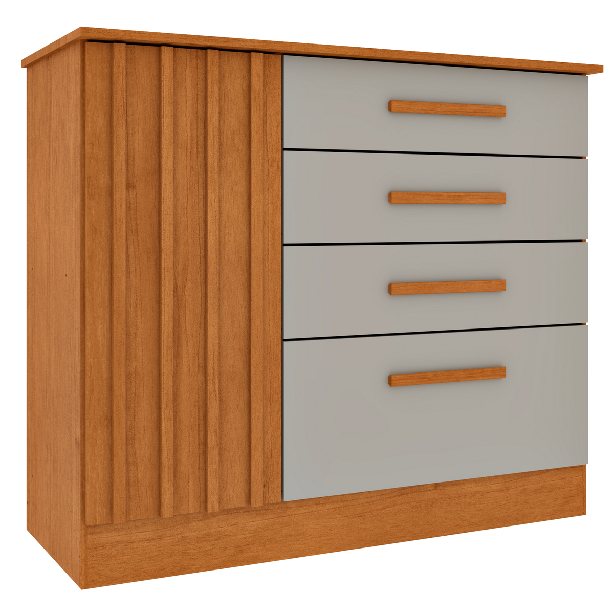 Cômoda Guarani/Chade Ripado Cinamono/Off White - TCIL - Imagem 5