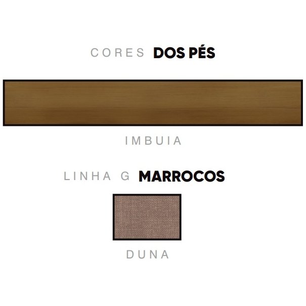 Kit 2 Cadeiras Safira Imbuia/Linho Marrom – DOBUÊ MOVELARIA - Imagem 2