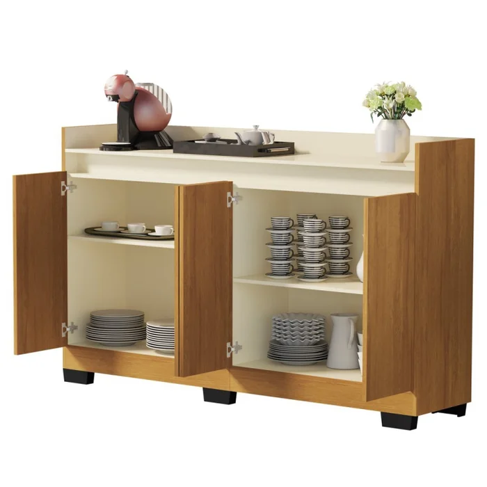 Buffet 4 Portas Real Mel/Pérola - MÓVEIS PRIMUS - Imagem 4