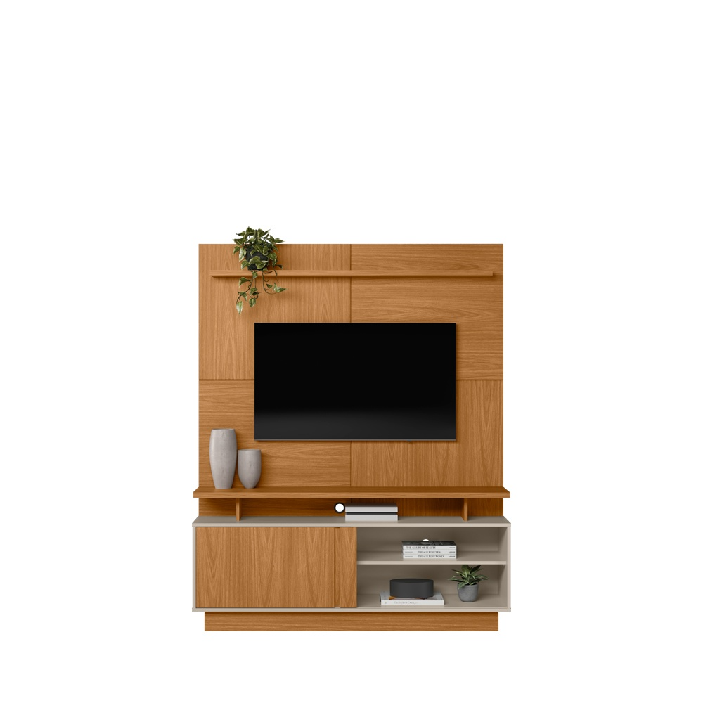 Home até 60" Viena Nature/Off White - LINEA BRASIL - Imagem 5