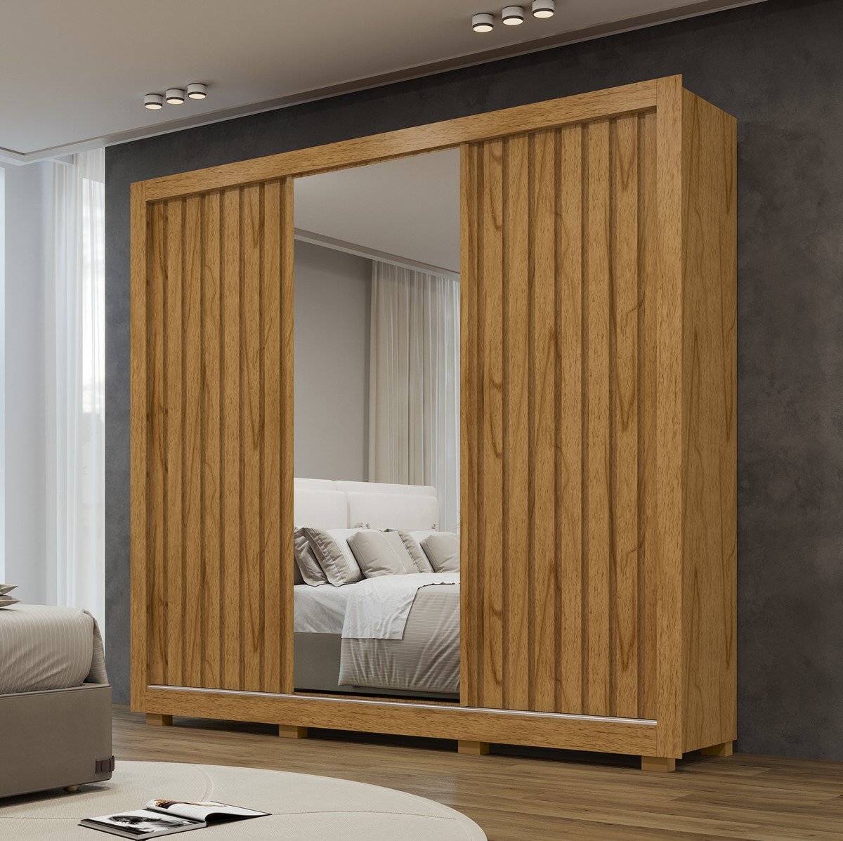 Guarda-Roupa Teresópolis 2,25 m Cinamono - RUD RACK