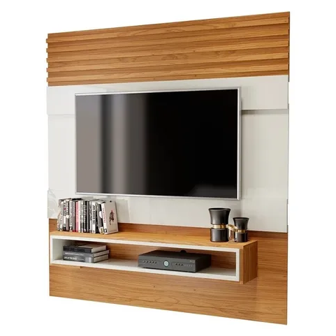 Painel até 55" Antix PA20 Off White/Freijó – DALLA COSTA - Imagem 5