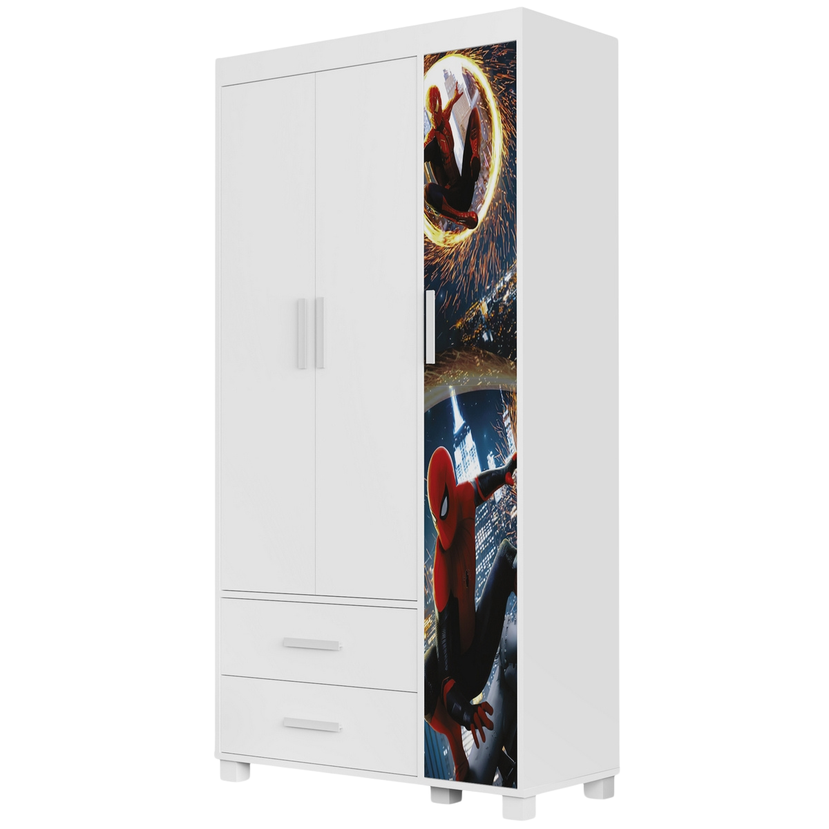 Guarda-Roupa 3 Portas Lívia 0,89 m (Menino) Homem-Aranha 14 – MADEC/VJ MÓVEIS - Imagem 2