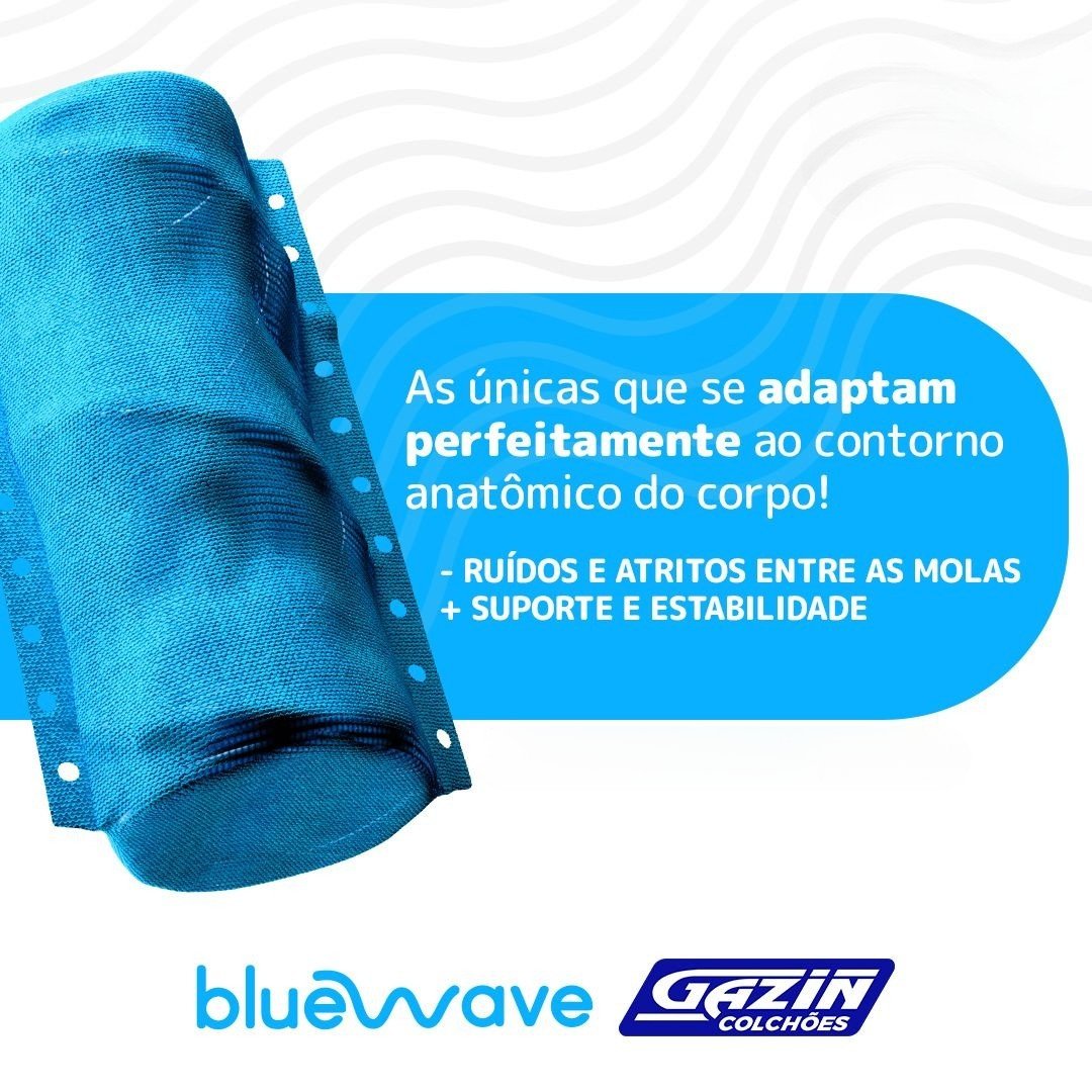 Colchão Casal New York D28 + Base Box Simples Corino Marrom – GAZIN COLCHÕES + BIOSTAR - Imagem 3