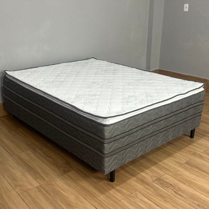 Cama Box Casal Prestige Com Pillow Top D28 A Ecotec