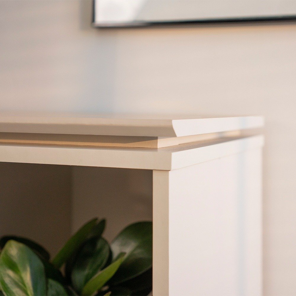 Rack até 70" Istambul Nature/Off White - LINEA BRASIL - Imagem 5