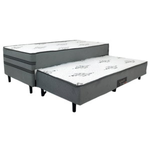 Cama Box Solteiro com Auxiliar Prestige com Pillow Top D28 – ECOTEC