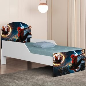 Mini Cama Juvenil Lívia (Menino) Homem-Aranha 14 – MADEC/VJ MÓVEIS
