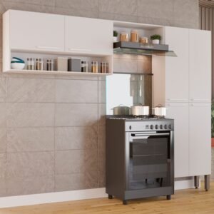 Cozinha 3 Peças Madri Branco - SALLÊTO