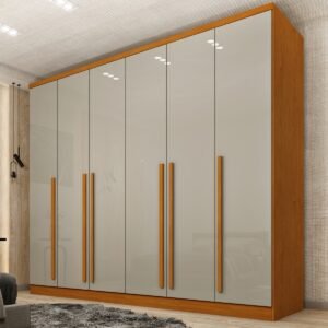 Guarda-Roupa Sevila/Aracena 2,70 m Cinamono/Off White - Tcil