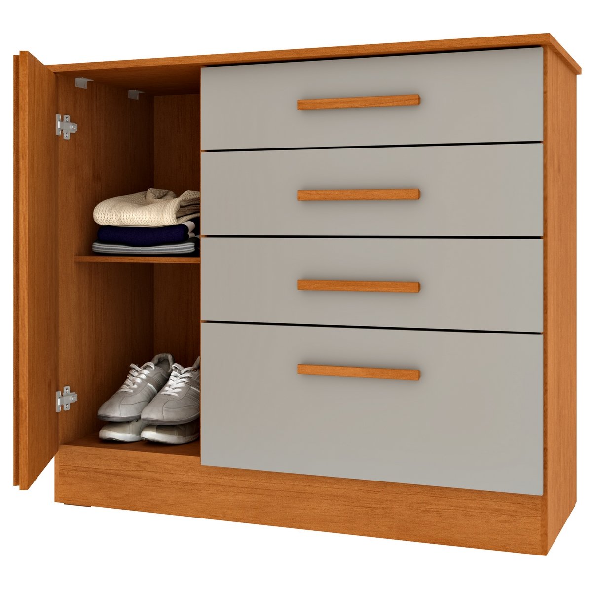 Cômoda Guarani/Chade Ripado Cinamono/Off White - TCIL - Imagem 3