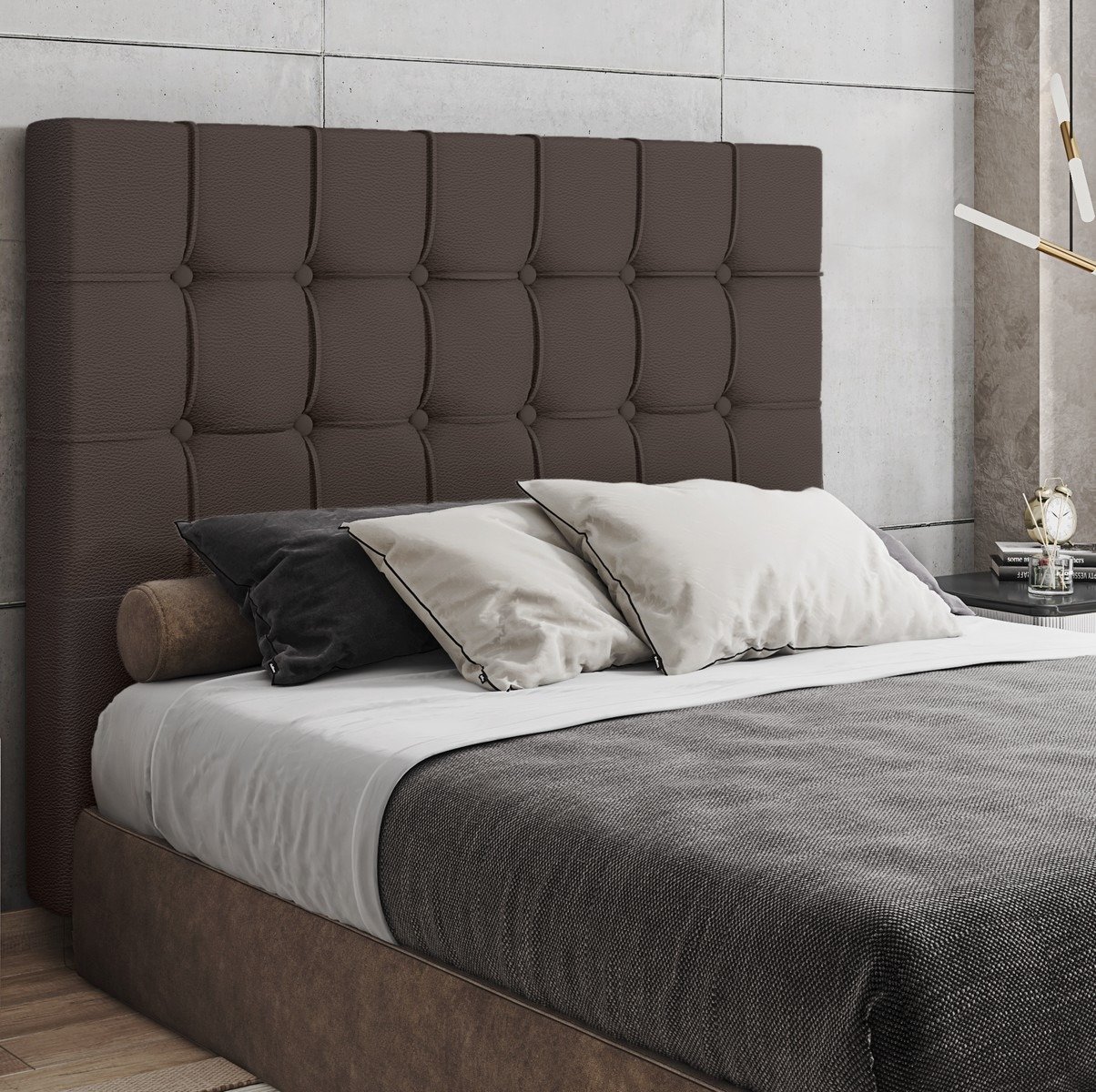 Cabeceira Casal Paris Corino Marrom – L.S SILVA