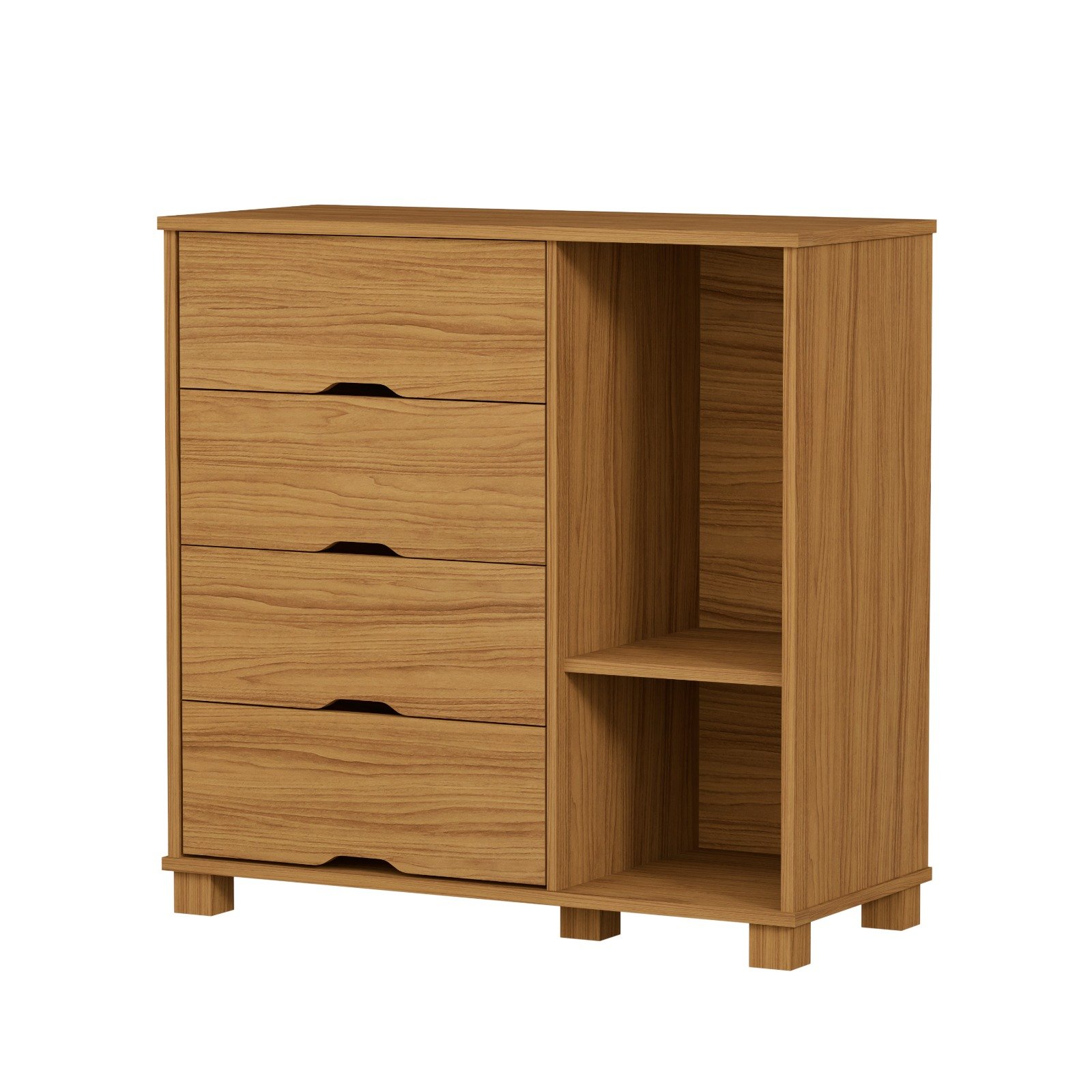 Cômoda 4 Gavetas com Sapateira Bela Nature - MADEC/VJ MÓVEIS - Imagem 2