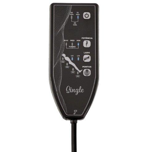 Colchão Casal Terapêutico Massageador Titan/Thor D28 + Base Box Simples Corino Preto – VIERO MÓVEIS + BIOSTAR - Imagem 4