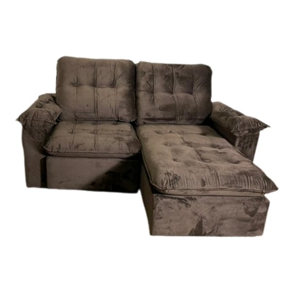 Sofá Retrátil e Reclinável Imperial 2,00 m Marrom - IMPÉRIO ESTOFADOS(PROMOÇÃO) - Imagem 4