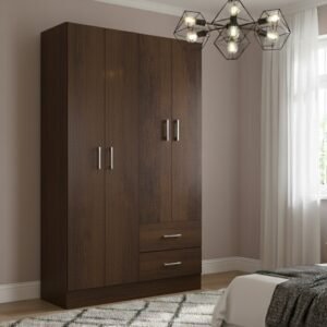 Guarda-Roupa 4 Portas Panamá 4002 0,90 m Rústico - FELLICCI