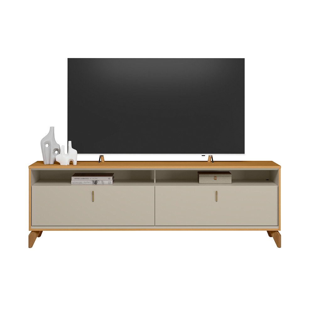 Rack até 75" Dubai 1.8 Tauari/Off White Fosco - LINEA BRASIL - Imagem 14