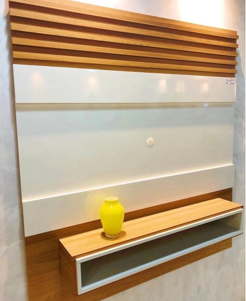 Painel até 55" Antix PA20 Off White/Freijó – DALLA COSTA - Imagem 2