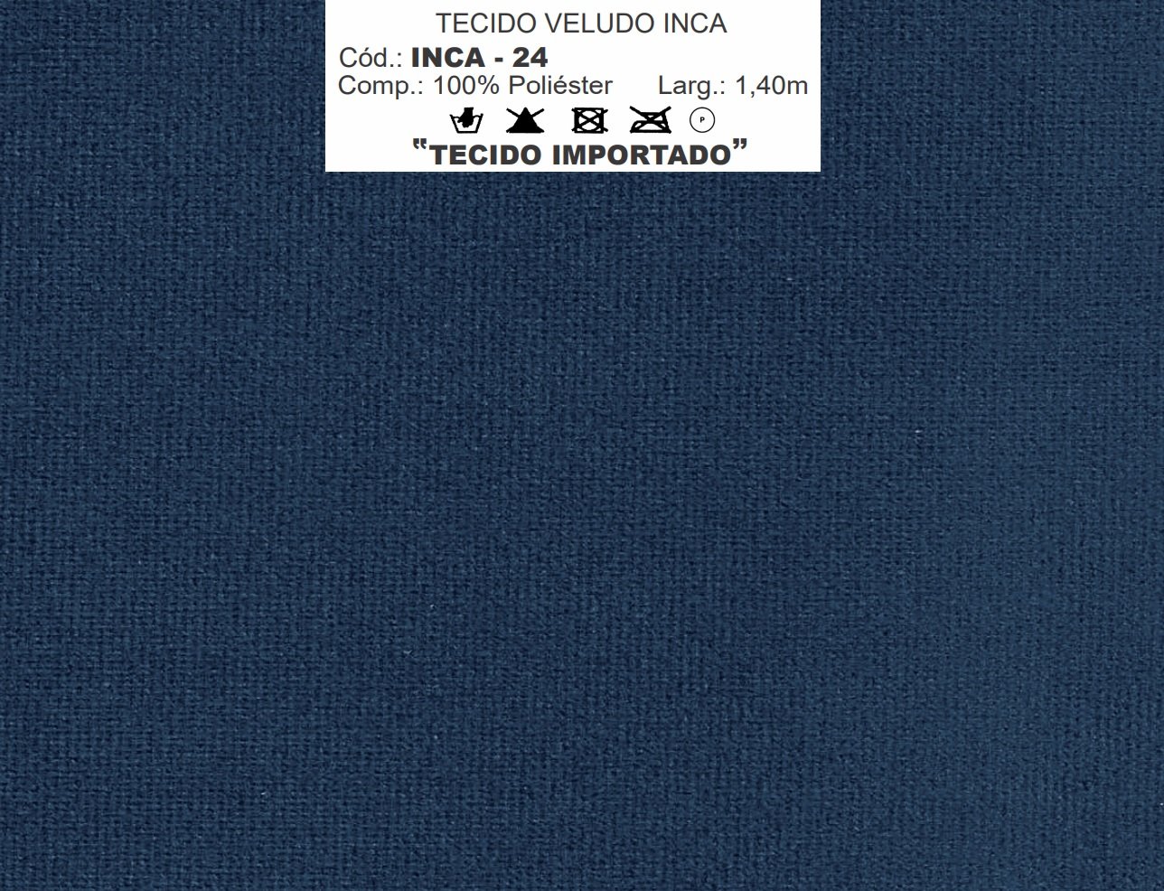 Cabeceira Casal Turim Veludo Azul B024- LARMÓVEIS/TREVO ESTOFADOS - Imagem 3