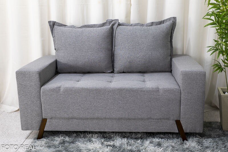 Sofá 3 e 2 lugares 8100 Linho Cinza 27 - Imagem 3