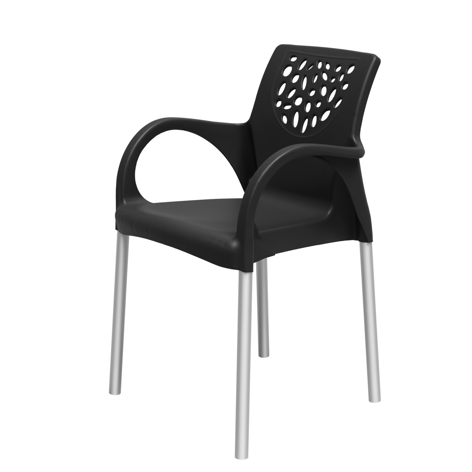 Poltrona Deluxe Preto - FORTE PLÁSTICO - Imagem 4