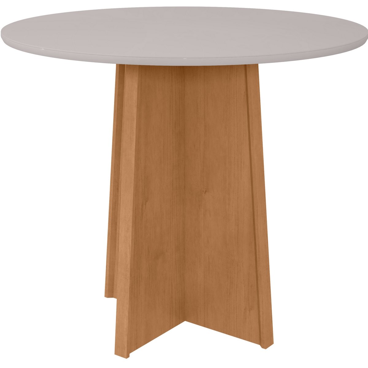 Mesa Redonda Celebrare 100 Amêndoa Clean/Off White - LOPAS - Imagem 4