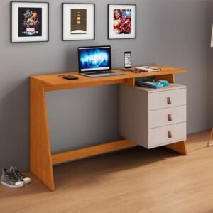 Escrivaninha Gaby Cinamono/Off White - JCM MOVELARIA