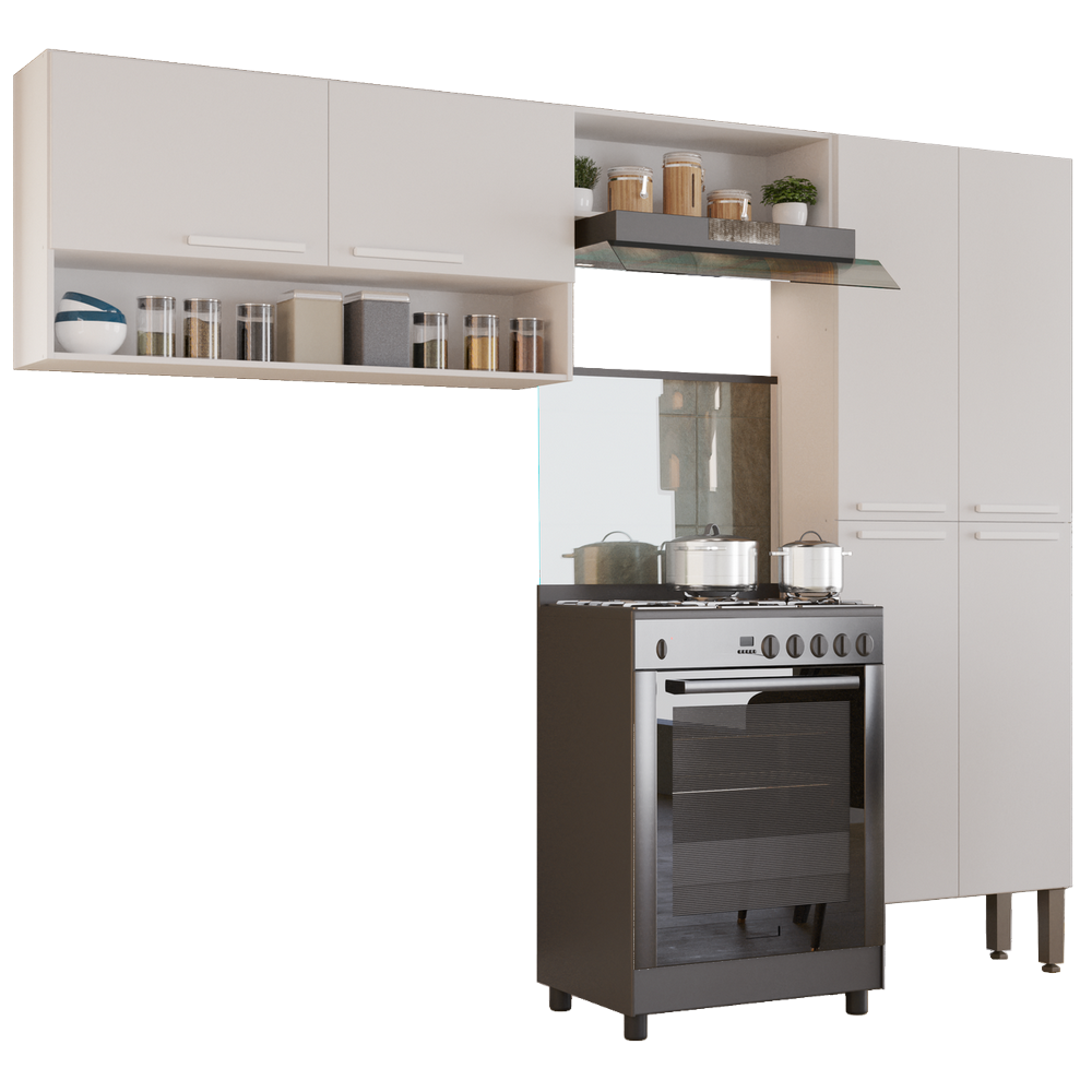 Cozinha 3 Peças Madri Branco - SALLÊTO - Imagem 3