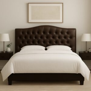 Cabeceira Casal Berlim Marrom - R.A ESTOFADOS